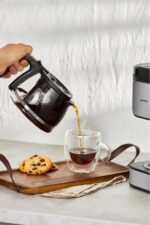 Just Coffee Aroma 2 in 1 Filtre Kahve ve Çay Demleme Makinesi Inox - Görsel 2