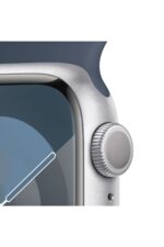 Watch Series 9 GPS 41mm Gümüş Alüminyum Kasa ve Fırtına Mavisi Spor Kordon - M/L - Görsel 3