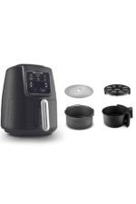 Air Pro Cook 3 In 1 Xl Ev Yemeği, Közleme, Sulu Yemek Tencereli Airfryer Black Shine 4 Kişilik - Görsel 2