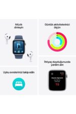 Watch SE GPS 40mm Starlight Aluminium Case with Starlight Sport Band - S/M - Görsel 3