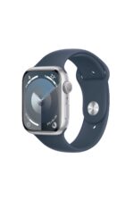 Watch Series 9 GPS 45mm Gümüş Alüminyum Kasa ve Fırtına Mavisi Spor Kordon - M/L
