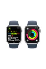 Watch Series 9 GPS 45mm Gümüş Alüminyum Kasa ve Fırtına Mavisi Spor Kordon - M/L - Görsel 8