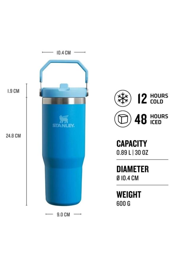 Iceflow Flip Straw Tumbler 30oz/0,89lt Azure Termos