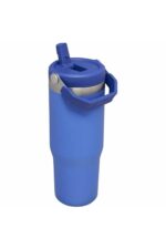 10-09993-198 The Iceflow Flip Straw 0,89 Litre Pipetli Termos Bardak - Mavi - Görsel 2