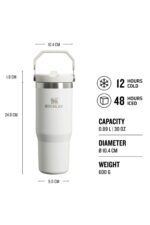 The Iceflow Flip Straw Pipetli 0.89 L Unisex Beyaz Termos - Görsel 2