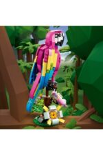 ® Creator Egzotik Pembe Papağan 31144 - 7 Yaş ve Üzeri Çocuklar Için Papağan, Balık ve Kurbağa M - Görsel 6