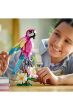 ® Creator Egzotik Pembe Papağan 31144 - 7 Yaş ve Üzeri Çocuklar Için Papağan, Balık ve Kurbağa M - Görsel 7