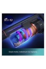 7000 Serisi Aqua 25.2 V Kablosuz Dik Süpürge, PowerCyclone 12, 80 dk'ya Kadar Şarj, XC7053/01 - Görsel 3