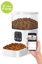 Kiwipets Evcil Hayvan Akıllı Kameralı Multifonksiyon Mama Kabı - Smart Pet Feeder Kpf-10570 - Görsel 3