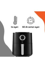 Orginal Ar2062-g Airtasty Airfryer 4 Litre Sıcak Hava Fritözü - Gümüş Garantili - Görsel 3