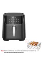 Air Fryer 5.5 Litre Siyah M25 Maxifry Pro Akıllı Fritöz - Görsel 3