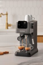 Delisia Coffee KSM 4330 Süt Köpürtücülü Manuel Espresso Makinesi - Görsel 4
