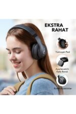 Soundcore Life Q10i Kablosuz Bluetooth 5.0 Kulaklık - 60 Saate Varan Çalma Süresi - Siyah - A3 - Görsel 2