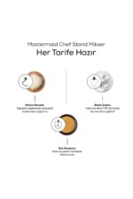 Mastermaid Chef Stand Mikser Sunburn 1500W 5 Lt - Görsel 4