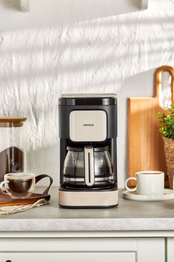 Just Coffee Aroma 2 In 1 Filtre Kahve Ve Çay Demleme Makinesi Bej