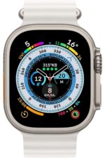 Watch Ultra 49mm GPS+Cellular Titanyum Kasa ve Beyaz Ocean Kordon (Apple Türkiye Garantili) - Görsel 2