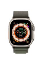 Watch Ultra 49mm GPS+Cellular Titanyum Kasa ve Yeşil Alpine Loop - Medium (Apple Türkiye Garantili) - Görsel 2