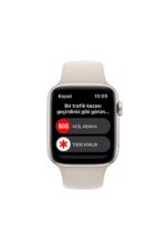 Watch SE 44mm GPS Yıldız Işığı Alüminyum Kasa ve Yıldız Işığı Spor Kordon (Apple Türkiye Garantili) - Görsel 6