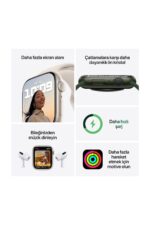 Watch Series 7 41mm GPS Kırmızı Alüminyum Kasa ve Kırmızı Spor Kordon (Apple Türkiye Garantili) - Görsel 7
