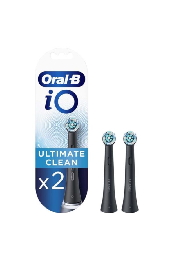 iO Ultimate Clean Siyah Diş Fırçası Yedek Başlığı 2 Adet