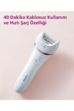 BRE700/05 Epilatör (Yüz+Koltuk altı+Bikini Bölgesi+Bacak)Islak-Kuru,Işıklı,Kablosuz - Görsel 4