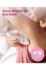 BRE700/05 Epilatör (Yüz+Koltuk altı+Bikini Bölgesi+Bacak)Islak-Kuru,Işıklı,Kablosuz - Görsel 5
