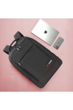 MCC-007 17.3" Office USB Girişli Notebook Sırt Çantası Siyah - Görsel 7