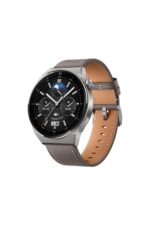 Huaweı Watch Gt3 Pro 46mm (TİTANYUM KASA - GRİ DERİ KAYIŞ) - Görsel 2
