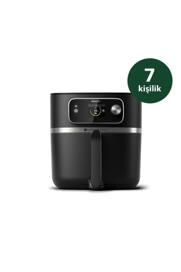 7000 Serisi Airfryer Combi XXL Connected, Rapid CombiAir, Otomatik Pişirme Programları, HD9880/90