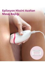 BRE255/05 Kablolu Epilatör,Bacak İçin Kullanım,Işık Özellikli,3 Ek Parçalı,2 Hız Ayarı - Görsel 4