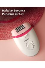 BRE255/05 Kablolu Epilatör,Bacak İçin Kullanım,Işık Özellikli,3 Ek Parçalı,2 Hız Ayarı - Görsel 7