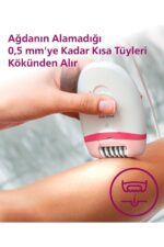 BRE255/05 Kablolu Epilatör,Bacak İçin Kullanım,Işık Özellikli,3 Ek Parçalı,2 Hız Ayarı - Görsel 2