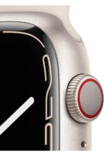 Watch Series 7 45mm GPS+Cellular Yıldız Işığı Alüminyum Kasa ve Spor Kordon(Apple Türkiye Garantili) - Görsel 2