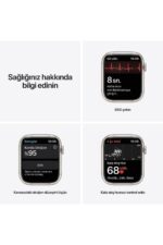 Watch Series 7 45mm GPS+Cellular Yıldız Işığı Alüminyum Kasa ve Spor Kordon(Apple Türkiye Garantili) - Görsel 3