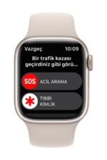 Watch Series 8 41mm GPS Yıldız Işığı Alüminyum Kasa ve Spor Kordon-Regular (Apple Türkiye Garantili) - Görsel 6