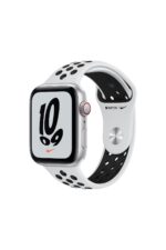 Watch Nike Se Gps+cellular 44mm Silver Aluminium Case Pure Platinum/black Nike Sport Band