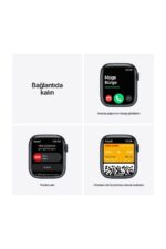 Watch Series 7 41mm GPS Gece Yarısı Alüminyum Kasa ve Spor Kordon-Regular (Apple Türkiye Garantili) - Görsel 3