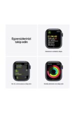 Watch Series 7 41mm GPS Gece Yarısı Alüminyum Kasa ve Spor Kordon-Regular (Apple Türkiye Garantili) - Görsel 2