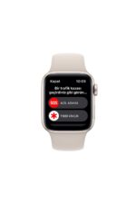 Watch SE 40mm GPS Yıldız Işığı Alüminyum Kasa ve Yıldız Işığı Sport Band (Apple Türkiye Garantili) - Görsel 6