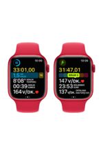 Watch Series 8 45mm GPS Kırmızı Alüminyum Kasa ve Spor Kordon - Regular (Apple Türkiye Garantili) - Görsel 7