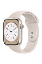 Watch Series 8 45mm GPS Yıldız Işığı Alüminyum Kasa ve Spor Kordon (Apple Türkiye Garantili)