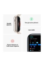 Watch Series 8 45mm GPS Yıldız Işığı Alüminyum Kasa ve Spor Kordon (Apple Türkiye Garantili) - Görsel 8